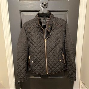 Love Tree. Light Puffer, Black.